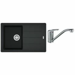 PACK Franke Basis Fragranit BFG611-78 + Mitigeur Novara Plus à Bec - Coloris :