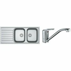 PACK Franke Spark SKX/SKL621 + Mitigeur Novara Plus à Bec - Coloris :