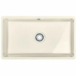Évier Kubus Fraceram KBK 110-70 - Vanilla - 745x445x195 Mm - Sous Meuble 80 Cm - Franke