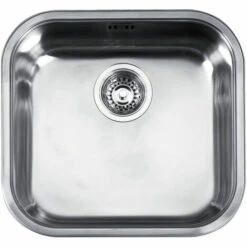 Franke Quadrant - Inox Évier QAX 610, 3 1/2', 445x415 Mm + Siphon (101.0286.031)