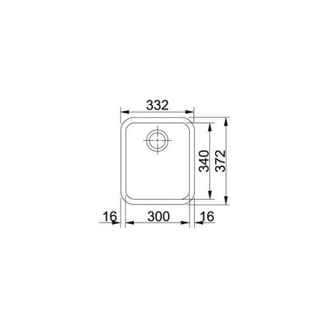 FRANKE GAX 110 30 330x370x170 Mm (122.0021.439) – Image 2