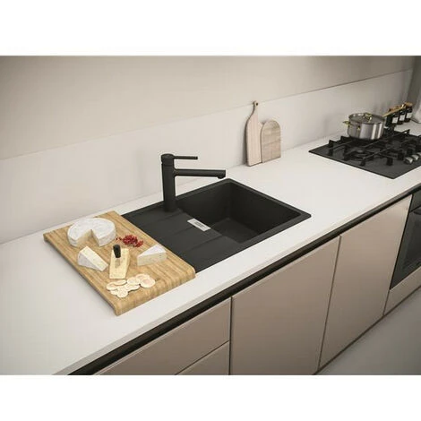 Evier à Encastrer 60cm Noir Mat - 913850 - Franke - Noir Mat – Image 3