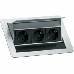 Multiprise Triplite Escamotable - 015105 - Franke - Gris