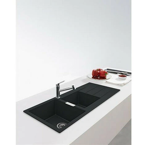 Evier à Encastrer 80cm Carbone - 915175 - Franke - Noir – Image 2