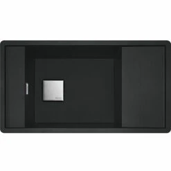 Évier De Cuisine Frames Fragranit+ FSG 611-88 - 877x495x195 Mm - Noir Mat - Sous-meuble 60 Cm - Franke