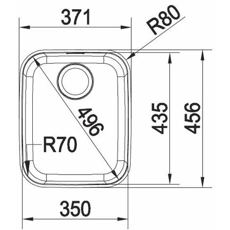 Evier Franke Ariane ARX110-35 - Inox Lisse – Image 2