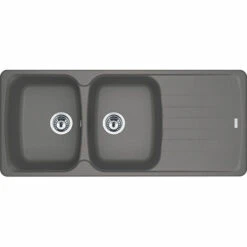 Évier De Cuisine Antea Fragranit+ AZG621 - 1160 X 500 X 210 Mm - Stone - Sous-meuble 80 Cm - Franke