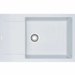 Évier De Cuisine Maris Fragranit+ MRG611-XLC - 780 X 500 X 200 Mm - Blanc Artic - Sous-meuble 60 Cm - Franke