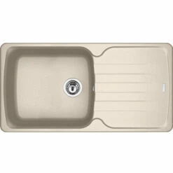 Évier De Cuisine Antea Fragranit+ AZG611-XL - 970 X 500 X 210 Mm - Café Crème - Sous-meuble 60 Cm - Franke
