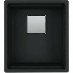 Evier Franke Kubus 2.0 Fragranit+ KNG110-37 - Noir Mat - Vidage : Manuel