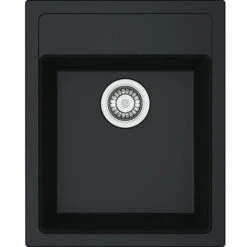Évier De Cuisine Sirius 2 Tectonite SID610-43 - Sous-meuble 45 Cm - 430 X 530 X 200 Mm - Carbone - Franke