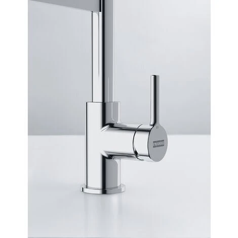 Franke Lina FC 6087.031 Mitigeur Cuisine, 205 X 410 Mm, Semi-pro Avec Douchette Extractible, Chrome/Blanc (115.0626.088) – Image 2