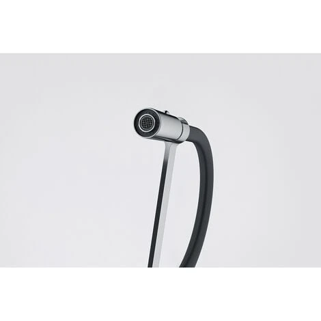 Franke Lina FC 6087.031 Mitigeur Cuisine, 205 X 410 Mm, Semi-pro Avec Douchette Extractible, Chrome/Blanc (115.0626.088) – Image 3