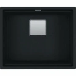 Franke Kubus 2 Evier Sous Plan 56x46cm En Fragranit+, Noir Mat (KNG110-52MC)