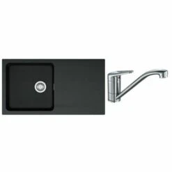 PACK Franke Orion Tectonite OID611-94 + Mitigeur Novara Plus à Bec - Coloris :