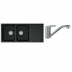 PACK Franke Orion Tectonite OID621 + Mitigeur Novara Plus à Bec - Coloris :