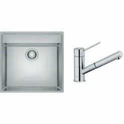 PACK Franke Maris MRX210-50 + Mitigeur Sirius à Douchette - Coloris :