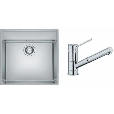 PACK Franke Maris MRX210-50 + Mitigeur Sirius à Douchette - Coloris :