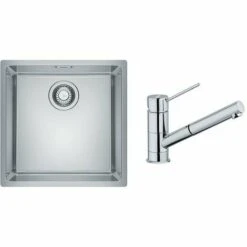 PACK Franke Maris MRX110-40 + Mitigeur Sirius à Douchette - Coloris :