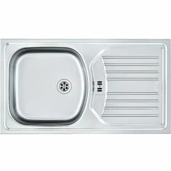 Franke évier En Acier Inoxydable 614 Nova, Lin, 1 pièce, 101.0368.953