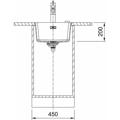 Evier Franke Maris Fragranit+ MRG110-37 - Blanc Artic (moucheté) - Vidage : Manuel – Image 3