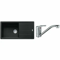 Pack évier Fragranit + Mitigeur Chromé - 491396 - Franke - Noir