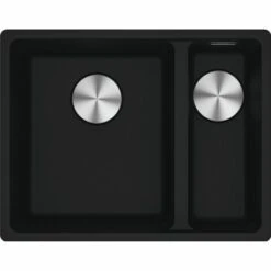 Evier Franke Maris Fragranit+ MRG160-34-15 - Noir Mat - Vidage : Automatique