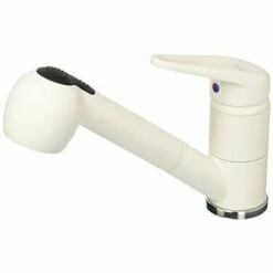 Franke 115.0030.731 Granit Robinet De Cuisine Avec Un Pull Out Bec – Blanc Polaire...