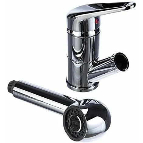 Franke 115.0029.709 Finition Chromée Robinet De Cuisine Avec Un Pull Out Bec – Gris (en)