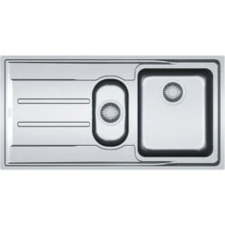 Evier ATON ANX251 INOX Egouttoir à Gauche 1004x514x190mm - Sous-meuble 60 Cm - Franke
