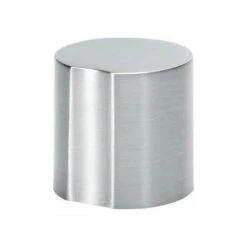 Bouton Rotatif Rond Franke Finition Nickel Brossé