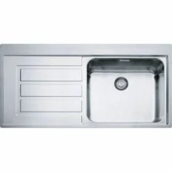 Evier Franke Epos Inox EOX211 - Inox Lisse - Egouttoir A Gauche