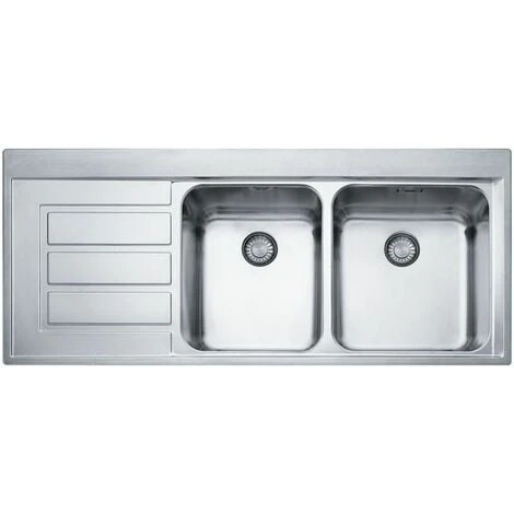 Evier Franke Epos Inox EOX221 - Inox Lisse - Egouttoir A Gauche