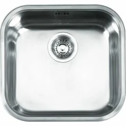 Evier Franke QAX110-40 - Inox Lisse - Vidage : Manuel