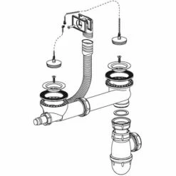 FRANKE Bonde Chainette Siphon 265915